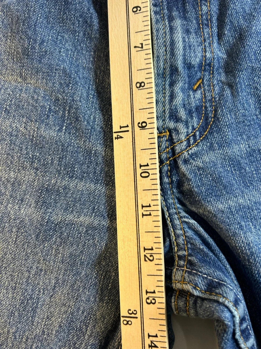Levi 550 Men Jeans, Ralaxed Fit Straight Leg BlueDenim Light Wash Casual 38x30 - Picture 12 of 15